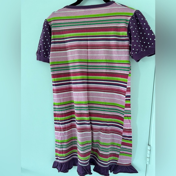 Puket girls nightgown colorful striped - Picture 4 of 4